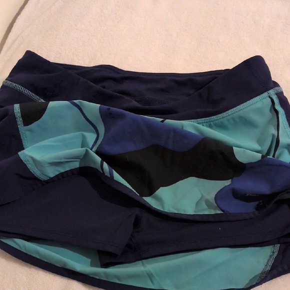 Patagonia Teal and Navy Floral Skirt - Picture 3 of 4